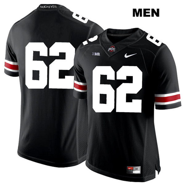 Ohio State Buckeyes Men's Brandon Pahl #62 White Number Black Authentic Nike No Name College NCAA Stitched Football Jersey VU19H47GI